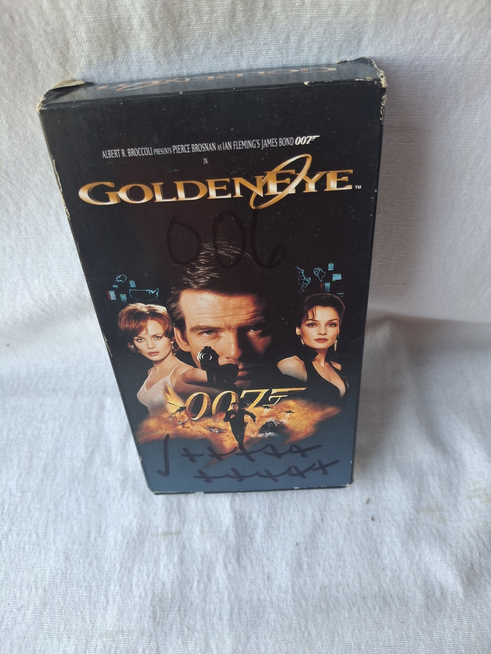 GoldenEye 007 VHS Movie Box - Black & Gold Artwork